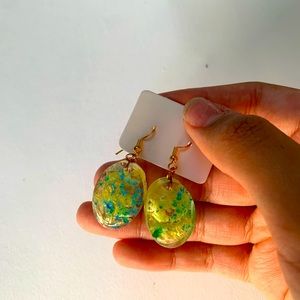 Floral earrings